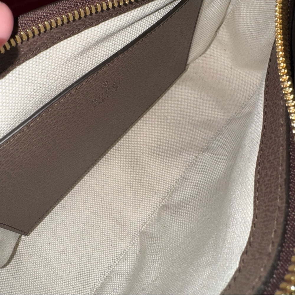 New in box Gucci Ophidia small shoulder bag beige and dark brown GG Supreme - Picture 4 of 16